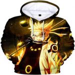 Ropa con ilustracion naruto 3d