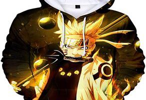 Ropa con ilustracion naruto 3d